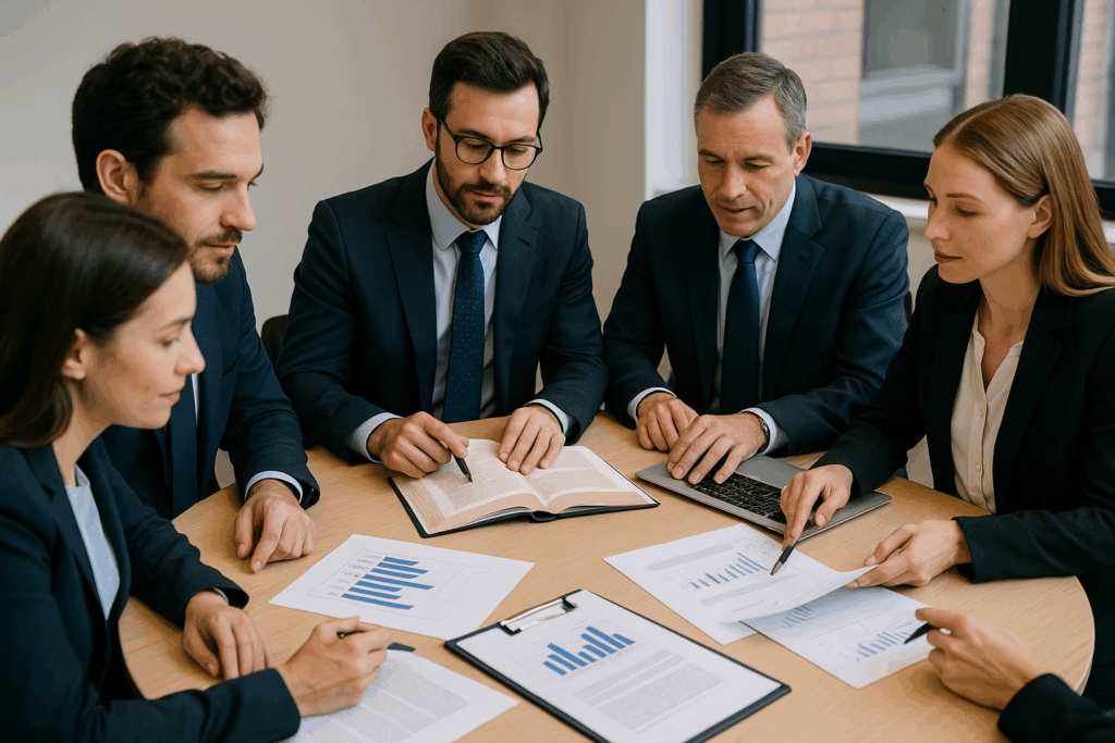 استشارات قانونية ومالية متشابكة