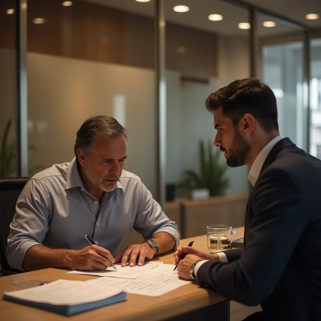 عميل بنك يوقع شيك ضمان بدون رصيد أمام موظف البنك