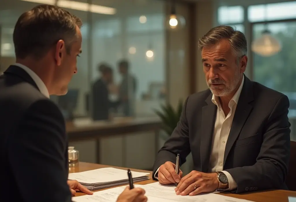 عميل بنك قام بتوقيع شيك ضمان بدون رصيد وسلمه إلى موظف البنك.